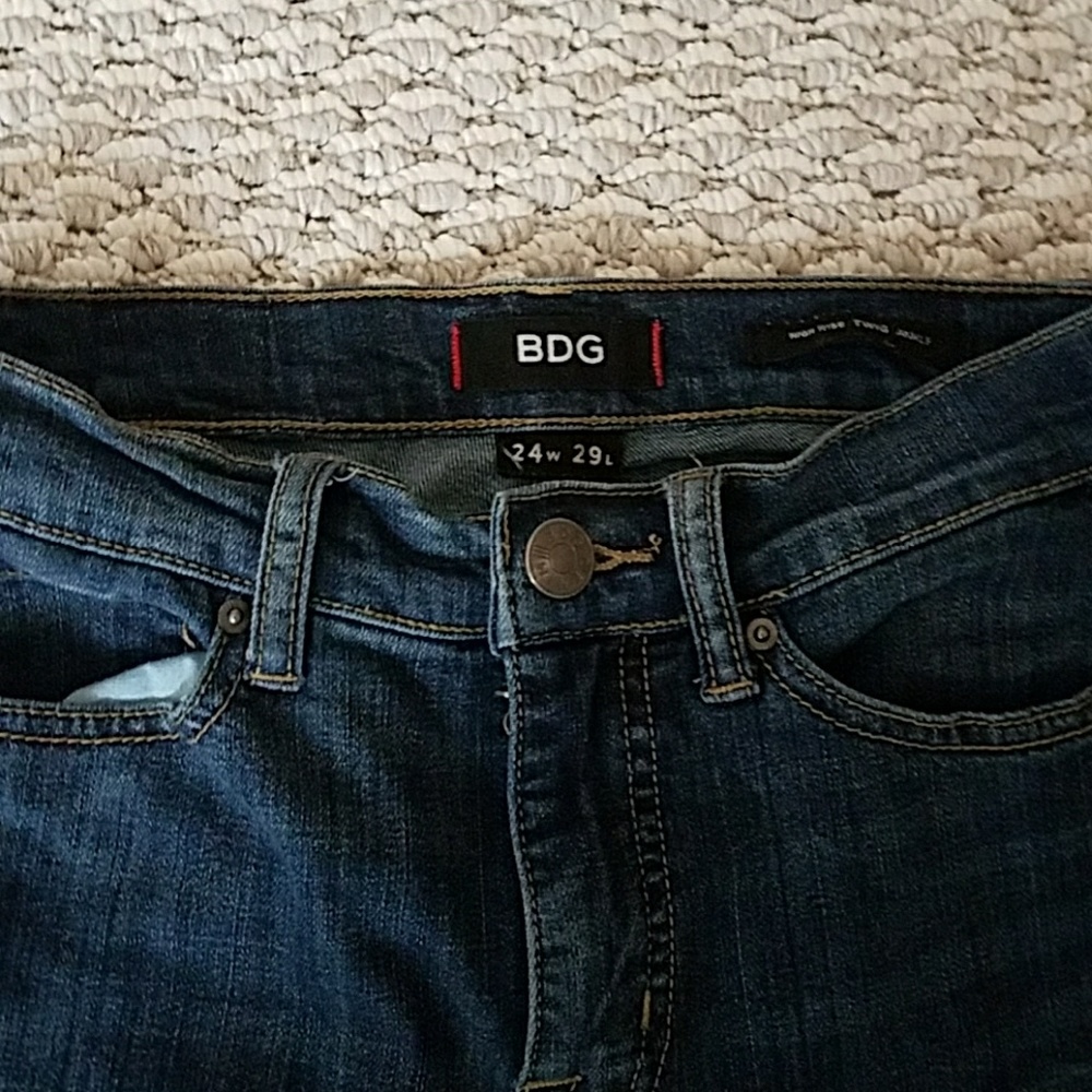 BDG High Rise Twig Jeans, 24W 29L