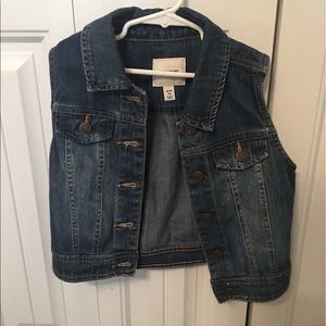 Girls denim vest