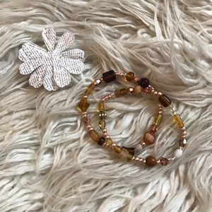 Two handmade bracelets 🌙☀️