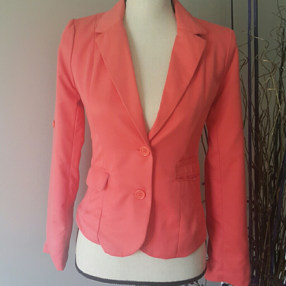 Coral versatile blazer