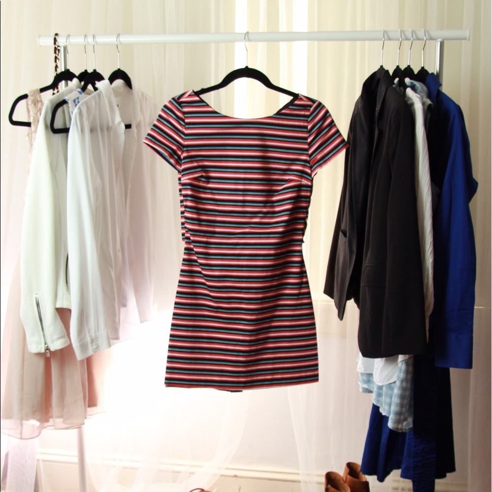 Zara Striped Mini Dress/Romper