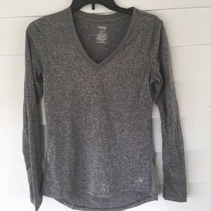 Women's xs grey long sleeve shirt