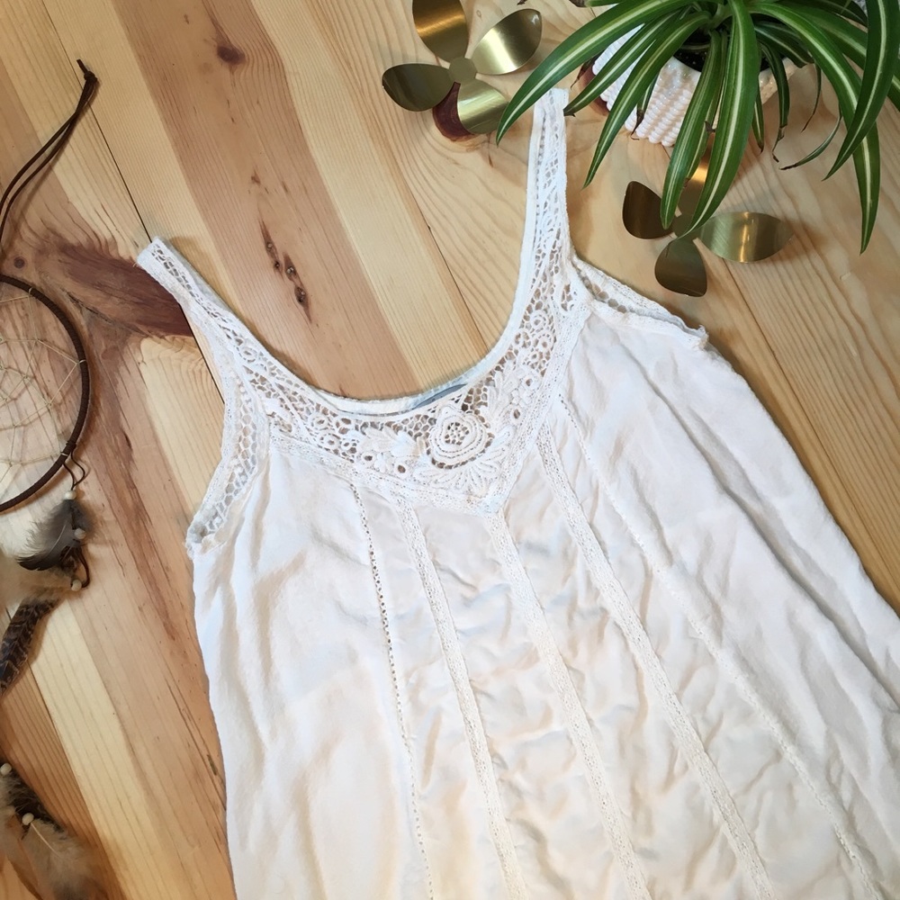White Lace/Crochet Top