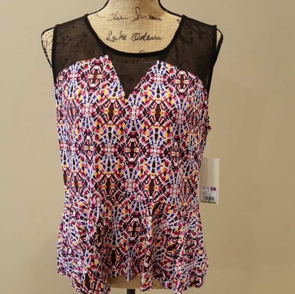 AXL Amber dressy petlum tanks top NWT