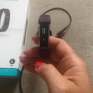 Used Plum Size Large Fitbit Alta