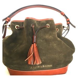 Dooney & Bourke Suede Drawstring Bag