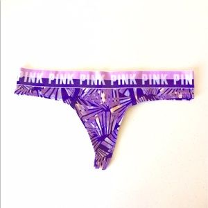 NWT PINK VS Extra Low Rise Thong. Medium