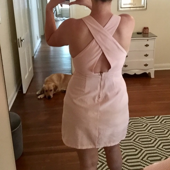 Pink crisscross back sundress - Picture 2 of 4