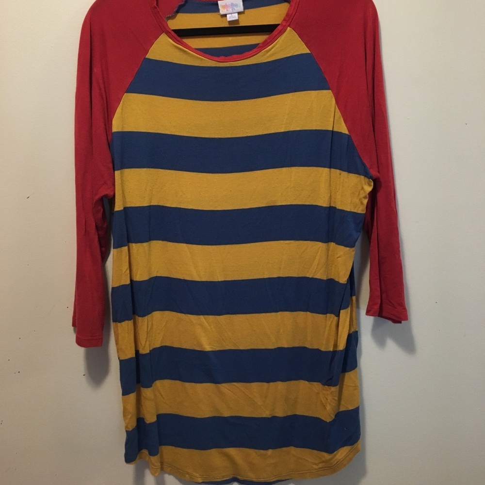 L Randy - blue, yellow and red