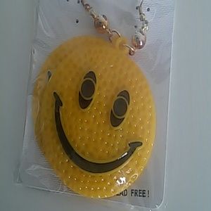 3-D Happy Face earrings