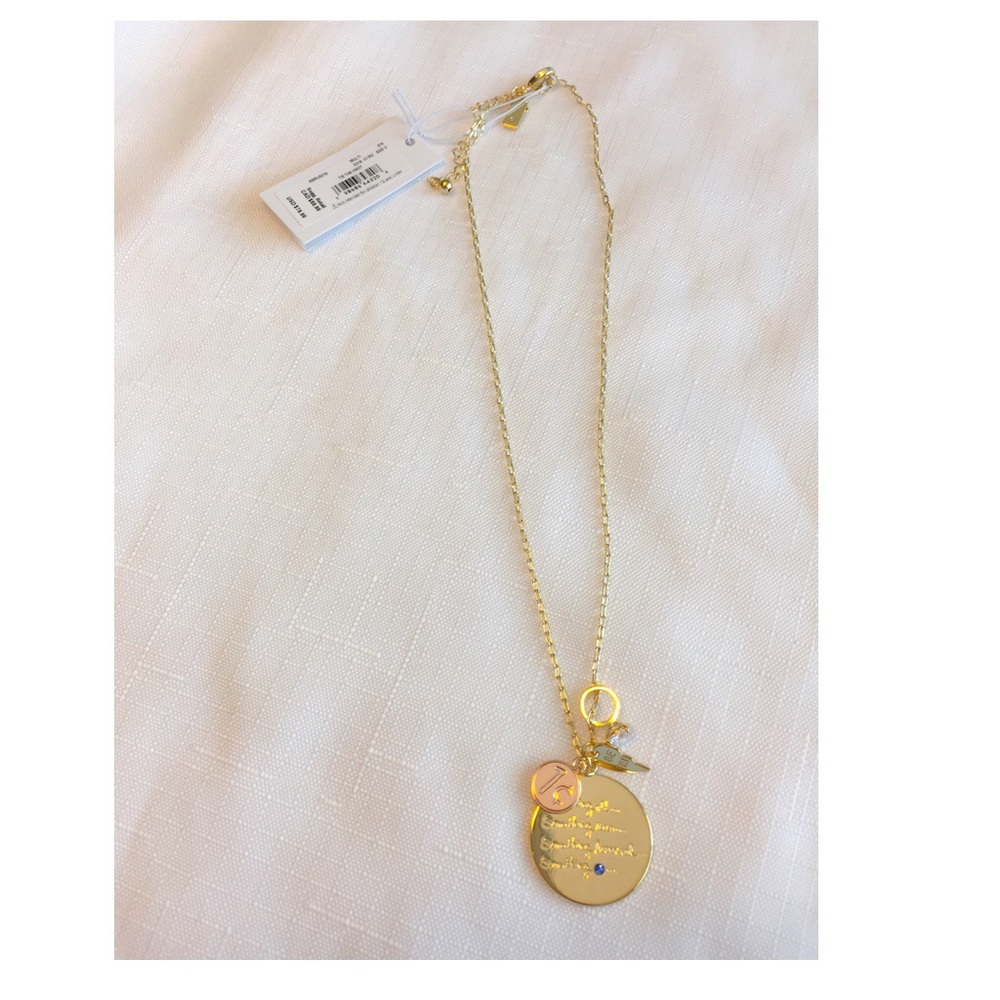 New Kate Spade Tie-The-Knot Charm Necklace! - Picture 4 of 8