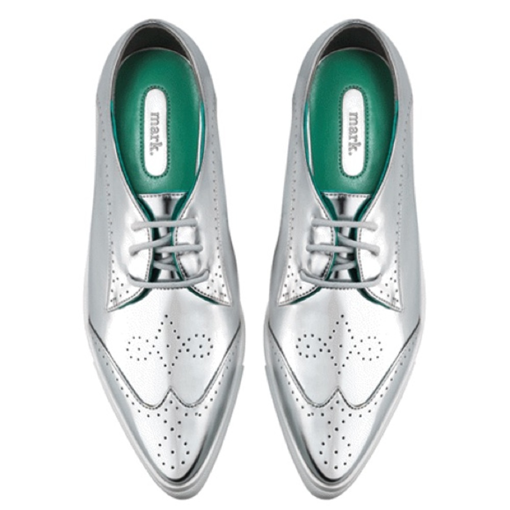 mark by Avon silver sneakers