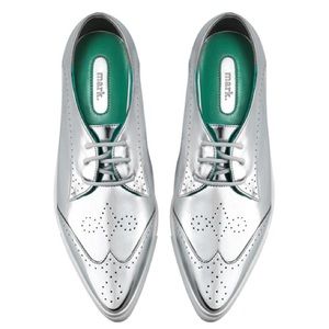 mark by Avon silver sneakers