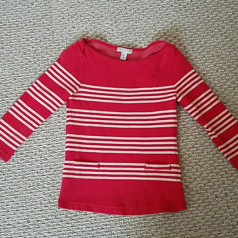 Bright pink F21 shirt