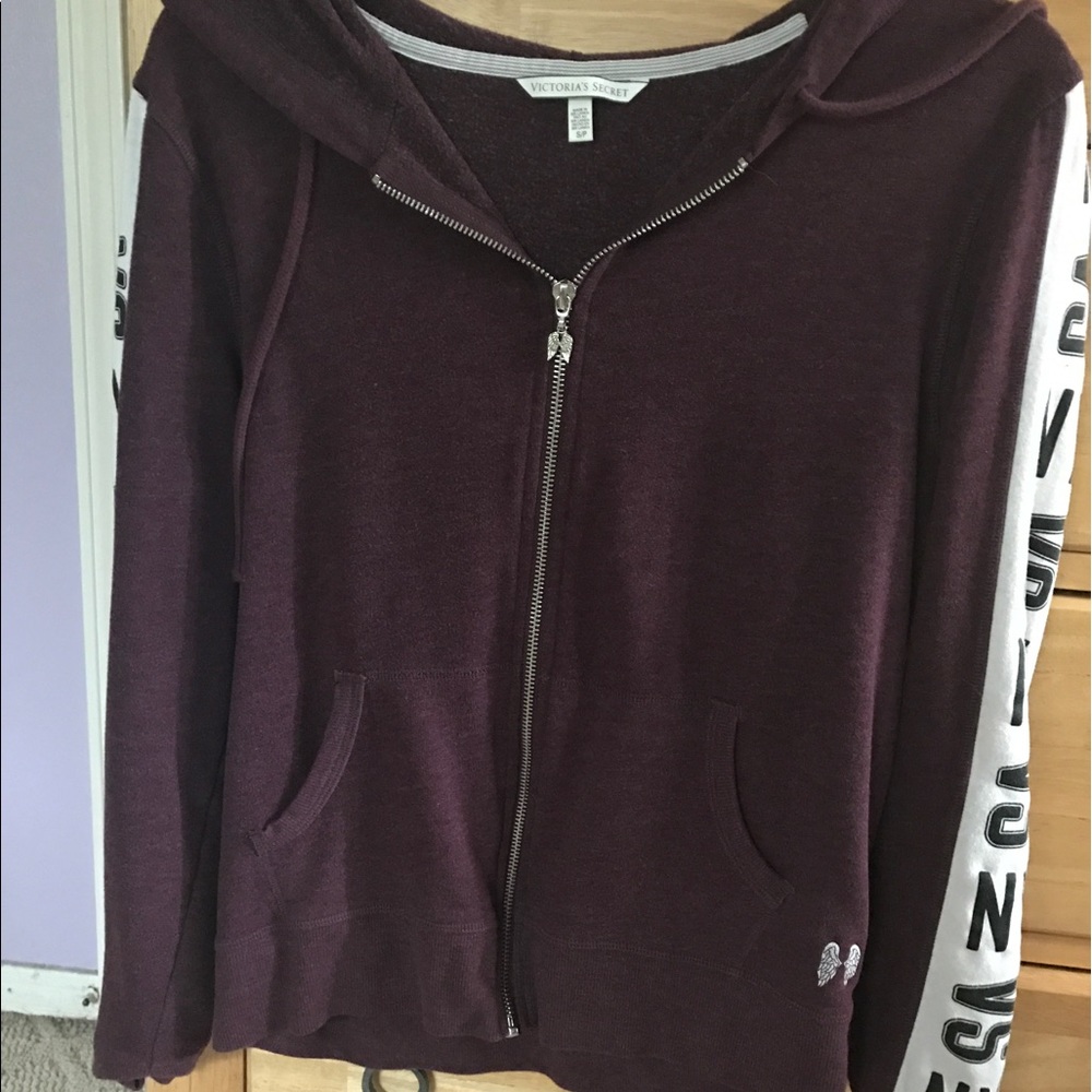 Pink hoodie