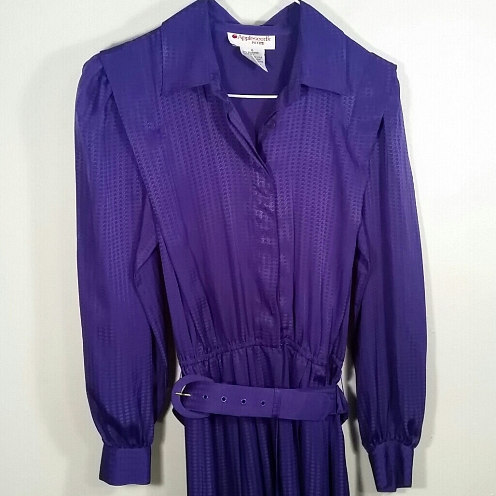 Appleseed midi dress size 6 w. Original belt - Picture 1 of 5