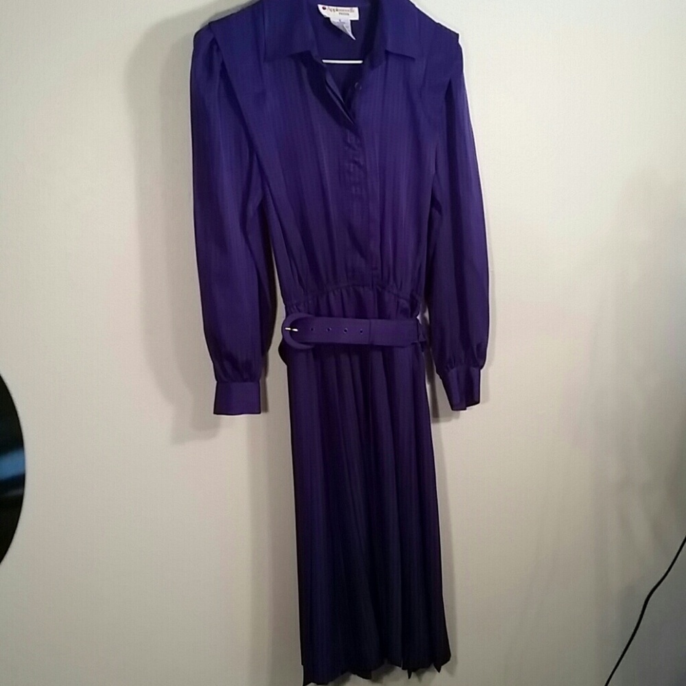 Appleseed midi dress size 6 w. Original belt - Picture 2 of 5