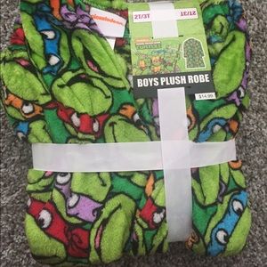 Ninja turtle plush robe