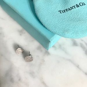 Tiffany & Co mini heart earrings