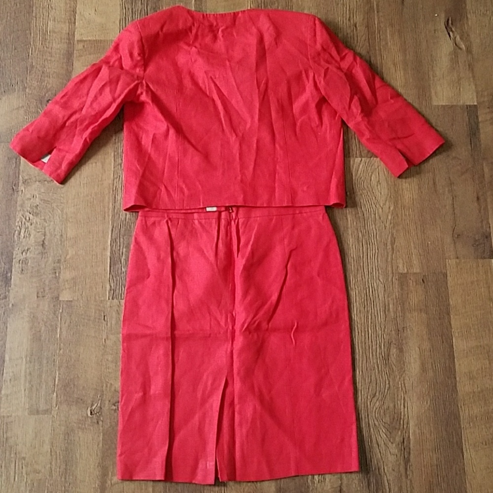J. Crew Baird McNutt Linen Skirt Suit - Picture 2 of 4