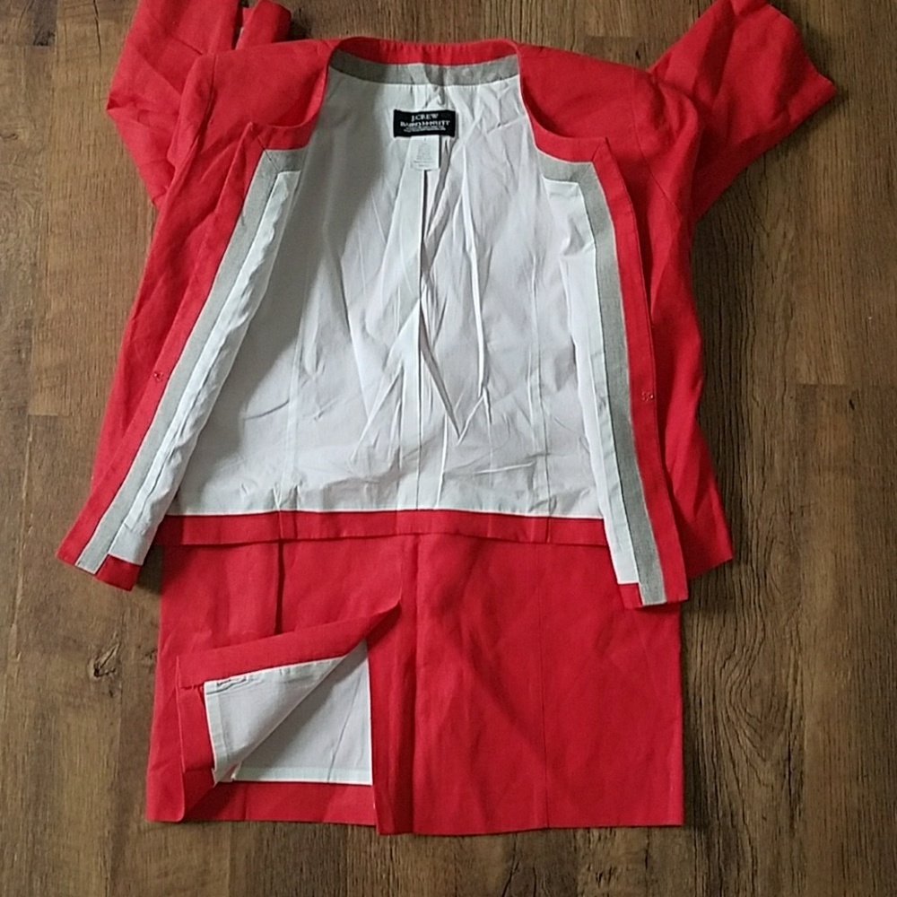 J. Crew Baird McNutt Linen Skirt Suit - Picture 3 of 4