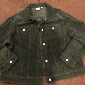 Corduroy Forest Green Jacket