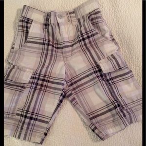 Old Navy - Boys plaid cargo shorts (8 slim)