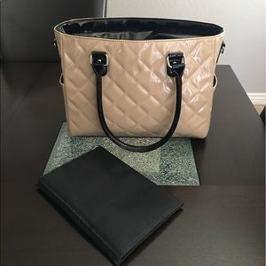 Tan JP Lizzy diaper bag