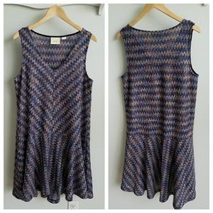 Anthropologie Maeve dropwaist dress SZ L Anthropologie Maeve dropwaist dress SZ L