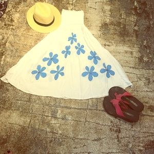 Tube dress or skirt w/ beading