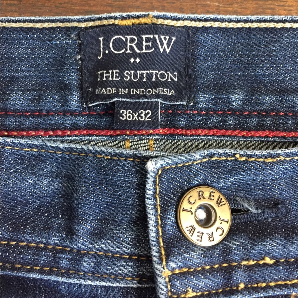 JCrew Men's "The Sutton" jeans