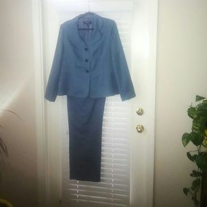 Powder Blue Pantsuit