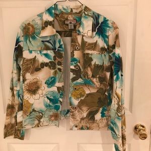 Multi colored lightweight jacket