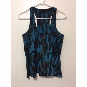 Zip up tank top