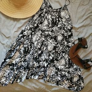 Black & White floral sun dress EUC