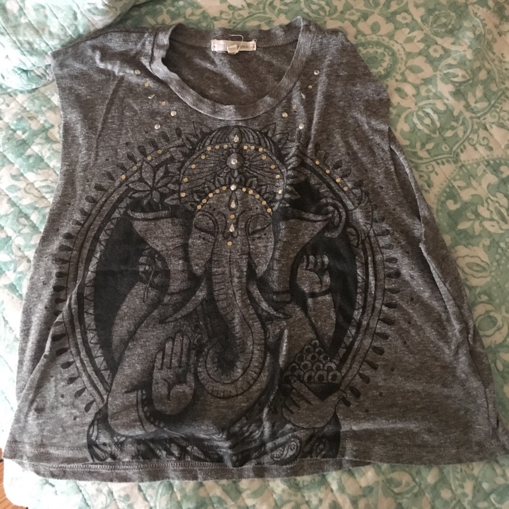 Urban outfitters graphic crop top