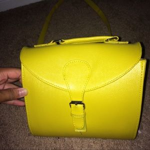 Yellow Crossbody Satchel
