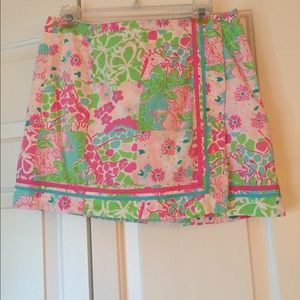 Lilly Pulitzer patchwork skort