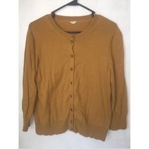 J.Crew Mustard Yellow Button Down