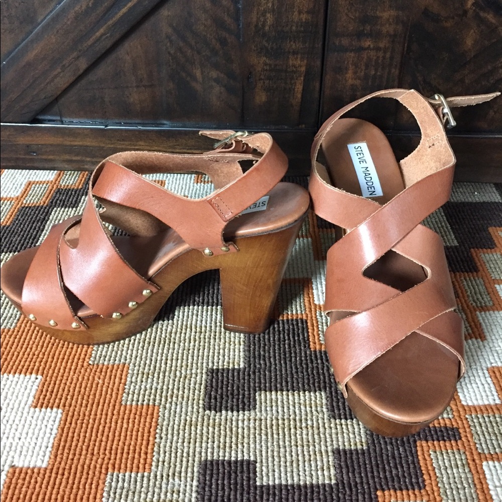 Steve Madden Liable Wooden Heels