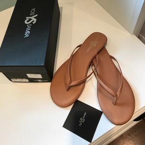 Yosi Samra leather flip flops