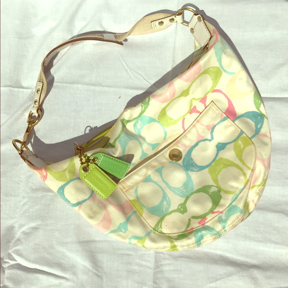 Coach Pastel Signature C Hobo Bag