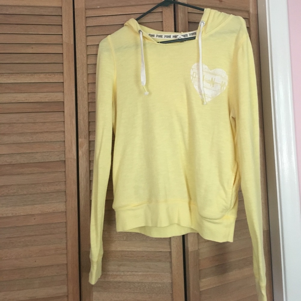 PINK Yellow Hoodie
