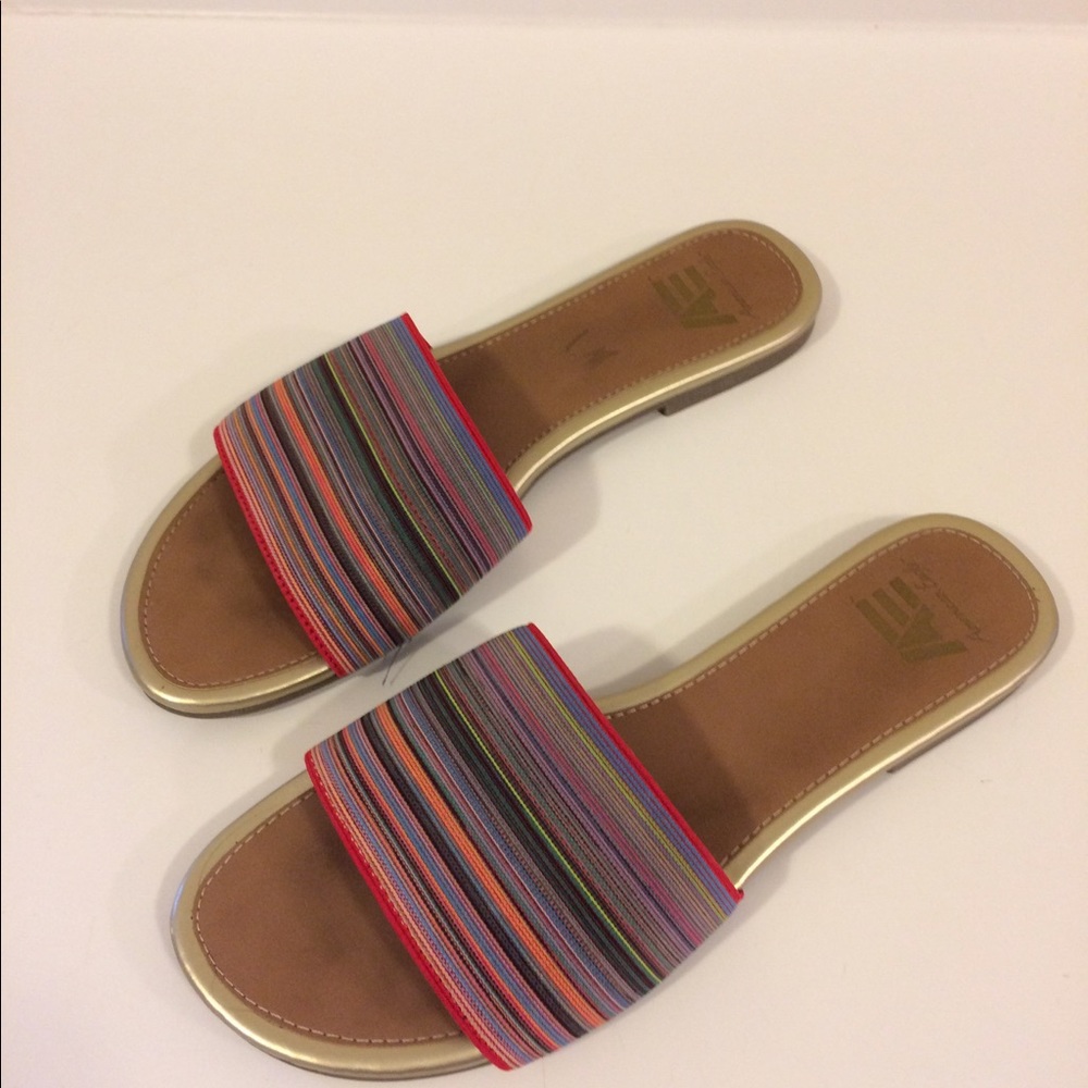 Slide sandals from Payless