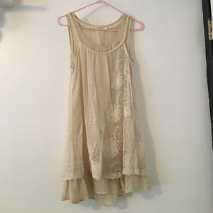 Medium cream Blu Pepper dress