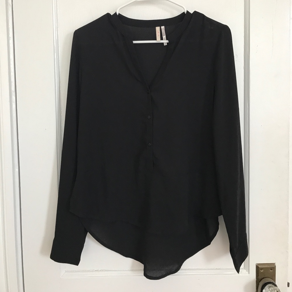 NWT - Black long sleeve top