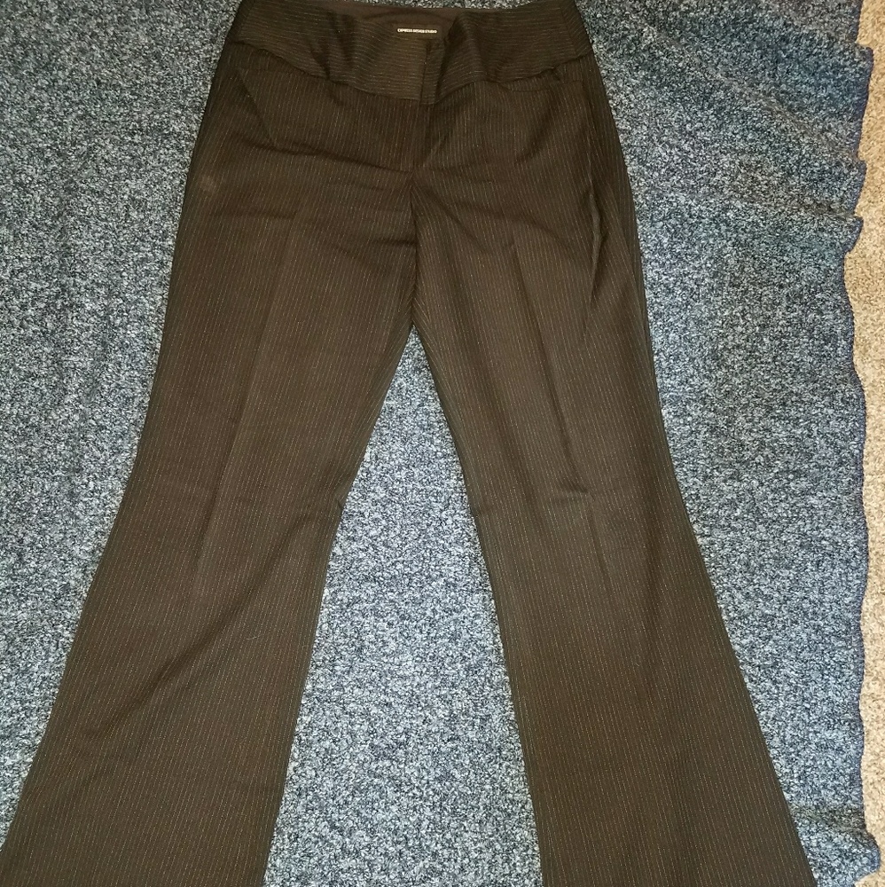 Editor pinstripe pants