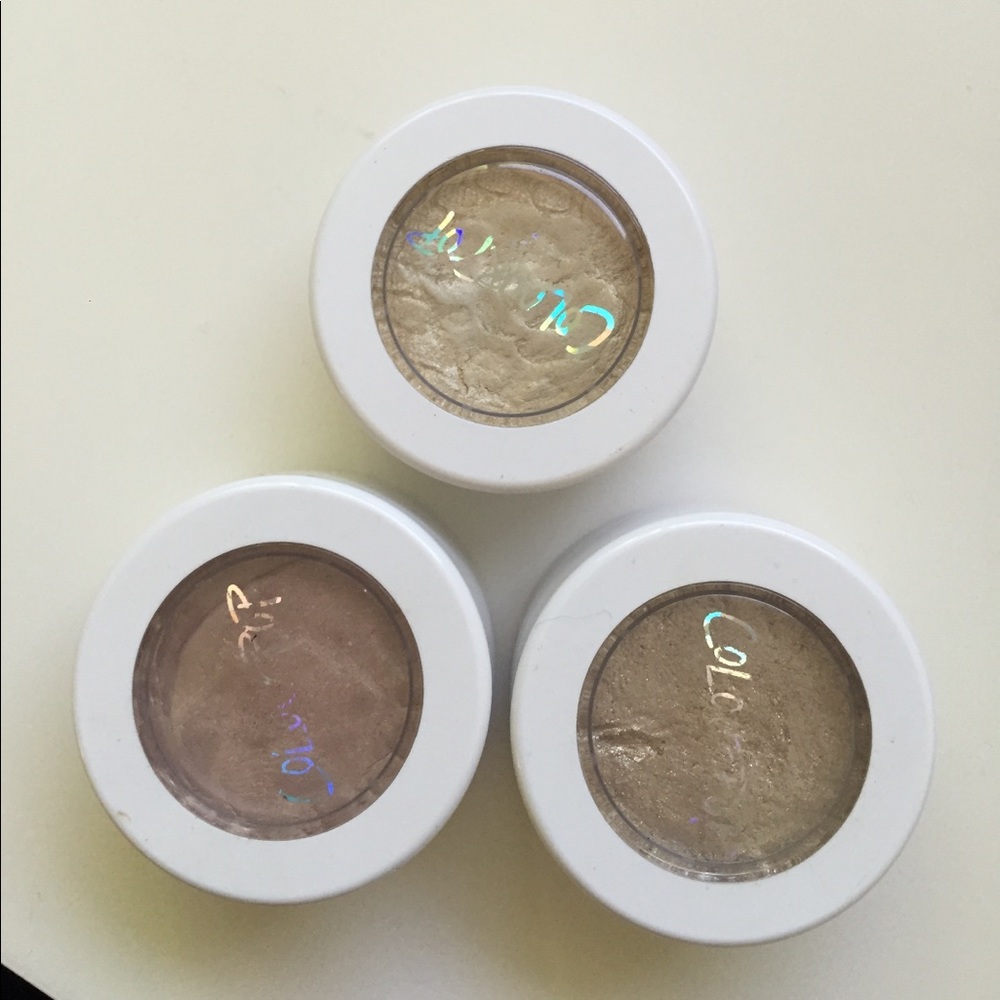 3 pack Colourpop eyeshadow bundle