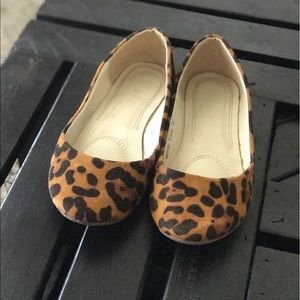 Leopard Suede Flats