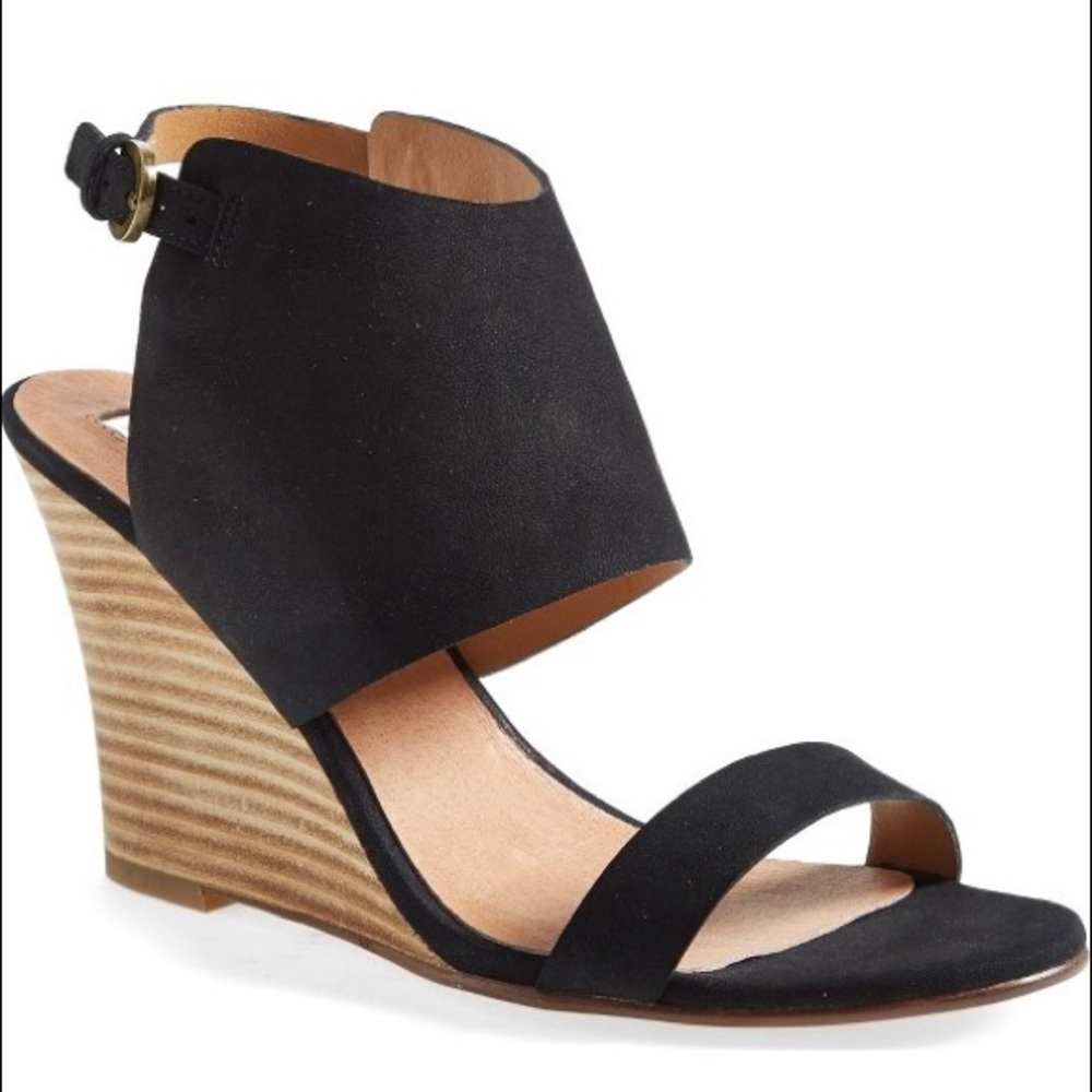 ✨Halogen, black wedges, 8.5✨